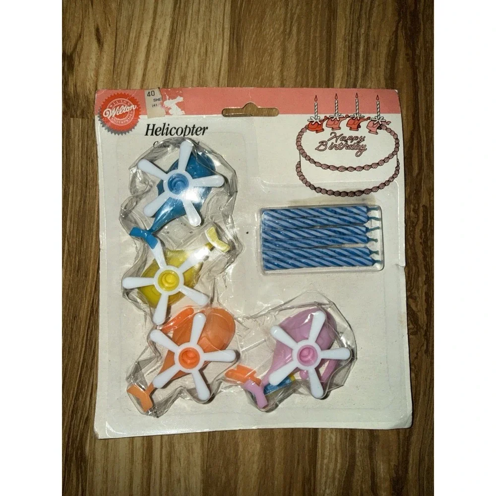 VTG Cake Decorations Wilton Bears‎ Helicopters Avon Bunny Alligator Lot